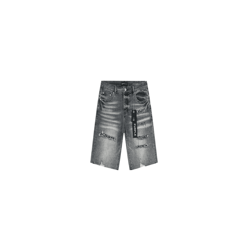 Purple Shorts  — Grey