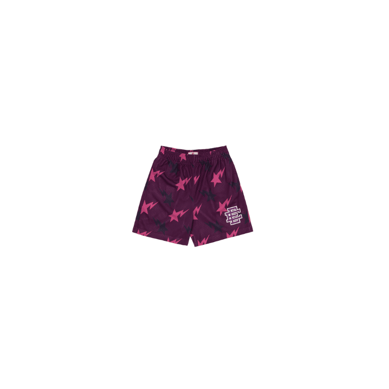 Purple With Pink Stars